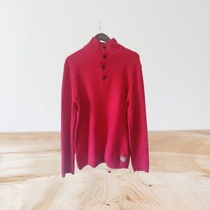 Esprit Vibrant Red Men's Turtleneck Sweater